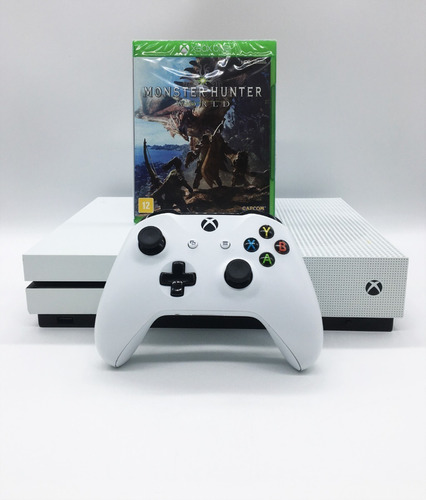 Microsoft Xbox One S 1tb Branco + Jogo Original Lacrado